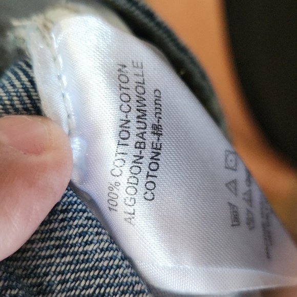 Free People destroyed button up jean skirt - Picture 9 of 9